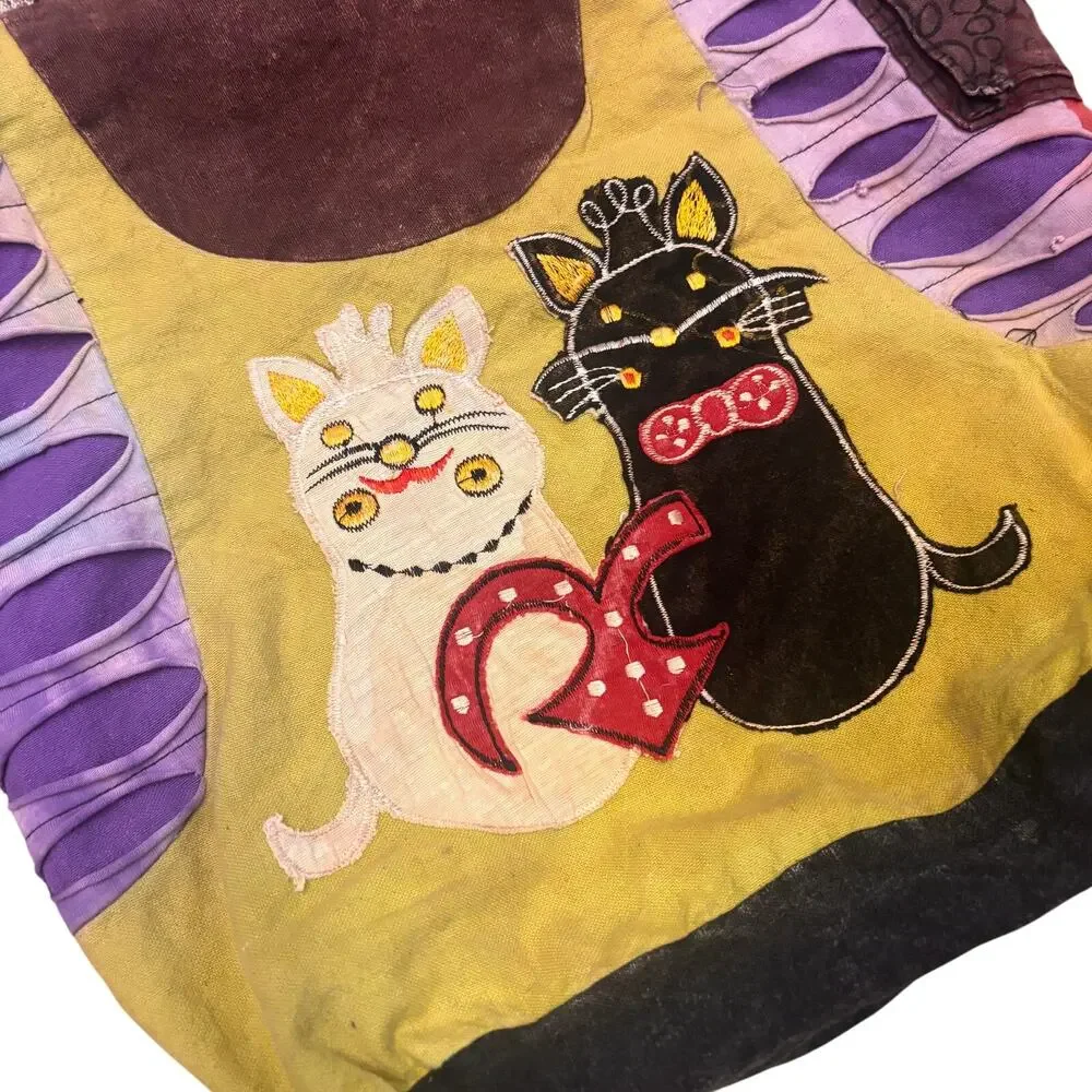 Vintage crazy cat